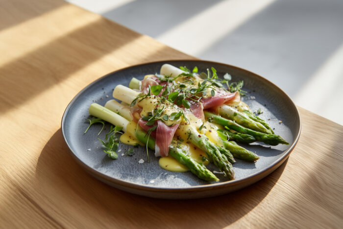 Dorfplatz 9 Rezepte Spargel